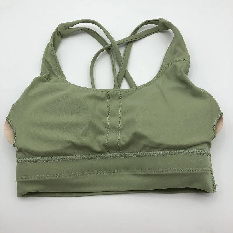 Lulu Hot Sell Gym Yoga Vest Athletic Fitness Women Sports Bra Solid Color Cross Sexy Tights Tank Top Butter Soft With Chest Pad Lulu Hot Sell Gym Yoga Vest Athletic Fitness Women Sports Bra Solid Color Cross Sexy Tights Tank Top Butter Soft With Chest Pad