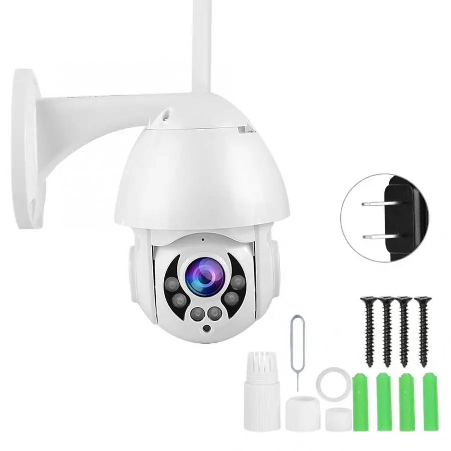 2,5 ''1080 P 4x Открытый PTZ купольная ip камера, Wi-Fi, Ночное видение Камеры Скрытого видеонаблюдения Открытый безопасности Камера