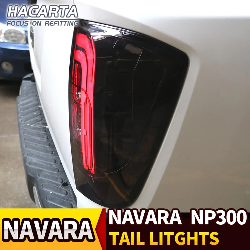 Светодиодный ные задние стоп сигналы для Navara NP300 D23 лампа 2014 19/Frontier 2018 +