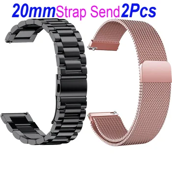 

20mm Stainless Steel Watchband For Samsung Galaxy Watch/Active 1/2 42mm/40mm/44mm Bracelet Strap Milanese Metal Steel Wristband