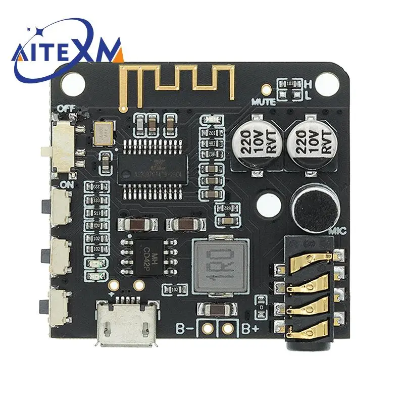 Wireless Bluetooth Audio Receiver with MP3 Lossless Decoder and Protective Case