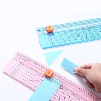 

1PC Paper Cutter Anti-slip Bottom Mini Portable Card Cutting Blade for Artist Students