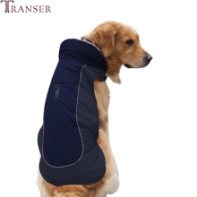 Transer, Большие куртки для собак, золотистый ретривер, ветровка, флисовый жилет для питомцев, зимняя теплая одежда для собак, одежда для маленьких, средних и больших собак 9917