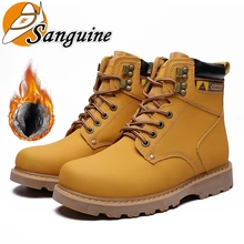 Новинка; Зимняя Теплая мужская обувь; Ботинки martin; повседневная мужская обувь; Большой размер; Мужская обувь; зимние ботинки