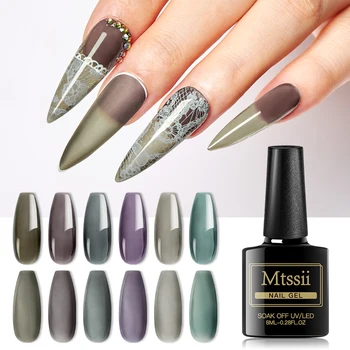 

Jelly Glass Gel Nail Polish Translucent Nail Gel Varnish Manicure Set Nail Art Semi Permanent Soak Off UV LED Gel lacquer