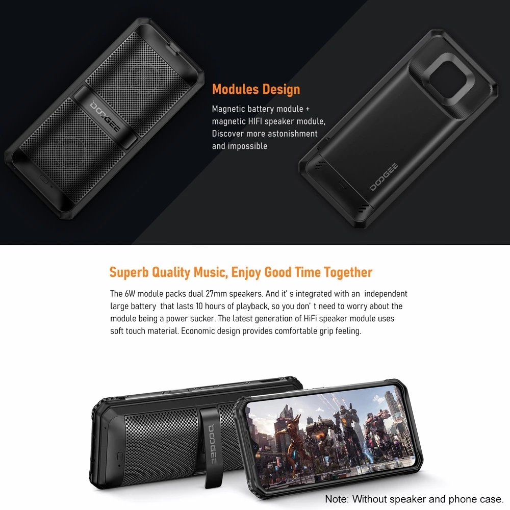 DOOGEE S95 Pro 256GB ROM 8GB RAM IP68/IP69K Rugged Phone Android 9.0 Pie Helio P90 Octa-Core 6.3\