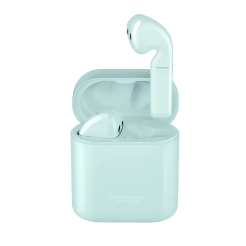 Flypods-Pro blue Huawei Honor Flypods Беспроводные Наушники Hi-Fi TWS Bluetooth наушники водонепроницаемые IP54 Tap управление беспроводной зарядкой - Цвет: Flypods-Pro blue