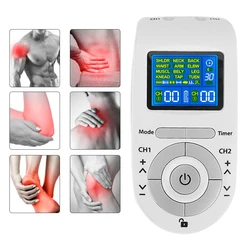TENS EMS Electric Massager Pulse Muscle Stimulator Electrode Pads Digital Ease Pain Machine Healthy Care Physiotherapy Massager