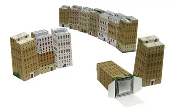 

Baichuan Township Miniature Building 3D Paper Model Parent-child Kindergarten Hand Origami Children Educational Development Toy