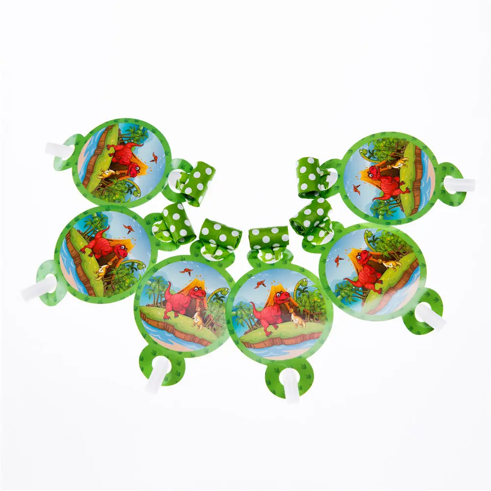 Blowing Dragon 6pcs Одноразовые вечерние игрушки мультипликационных животных темы вечерние игрушки Хлопушки Детские вечерние вечеринки на день рождения - Цвет: Blowing Dragon 6pcs