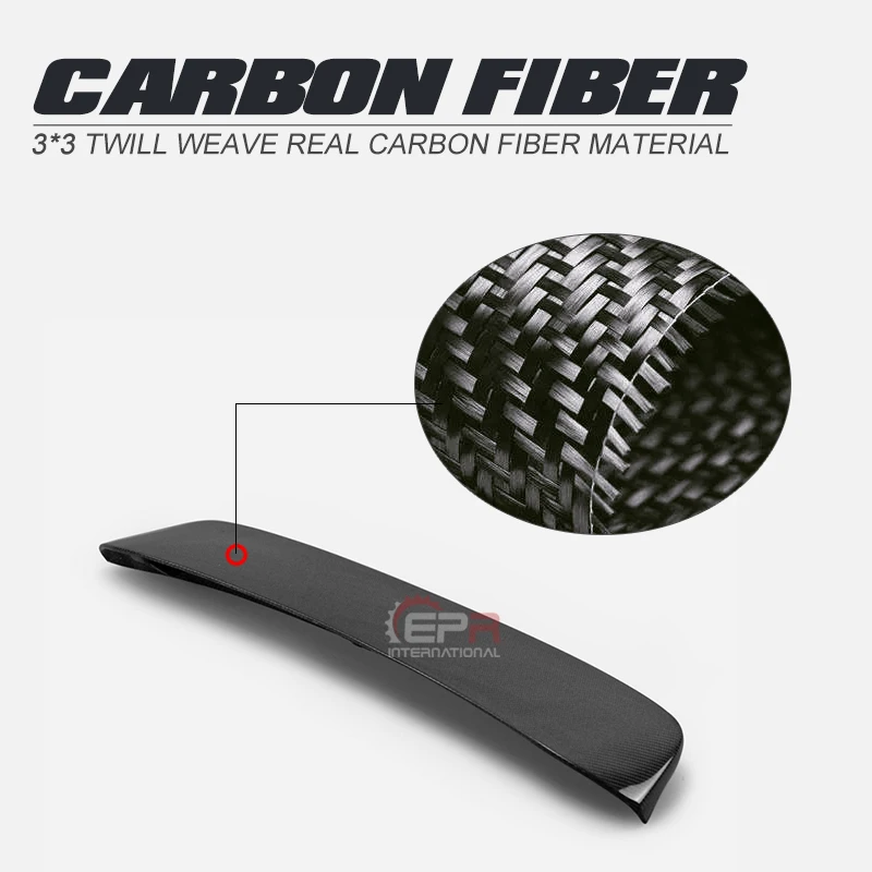 

Car-styling Carbon Fiber Roof Spoiler Glossy Finish Rear Wing Lip Fibre Splitter For R56 Mini Cooper S LB (3 Door Hatch Only)