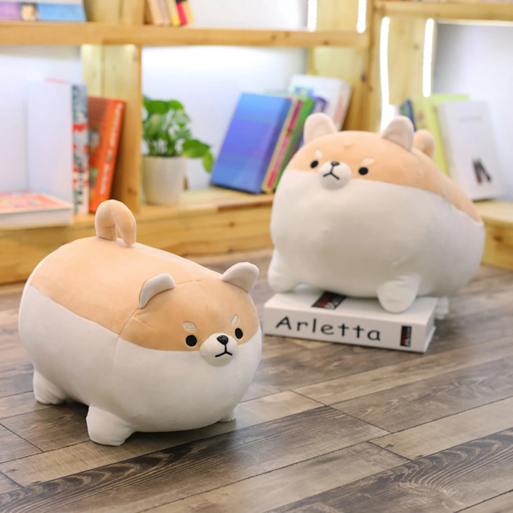 

40cm Cute Shiba Inu Dog Plush Toy Stuffed Soft Animal Corgi Chai Pillow