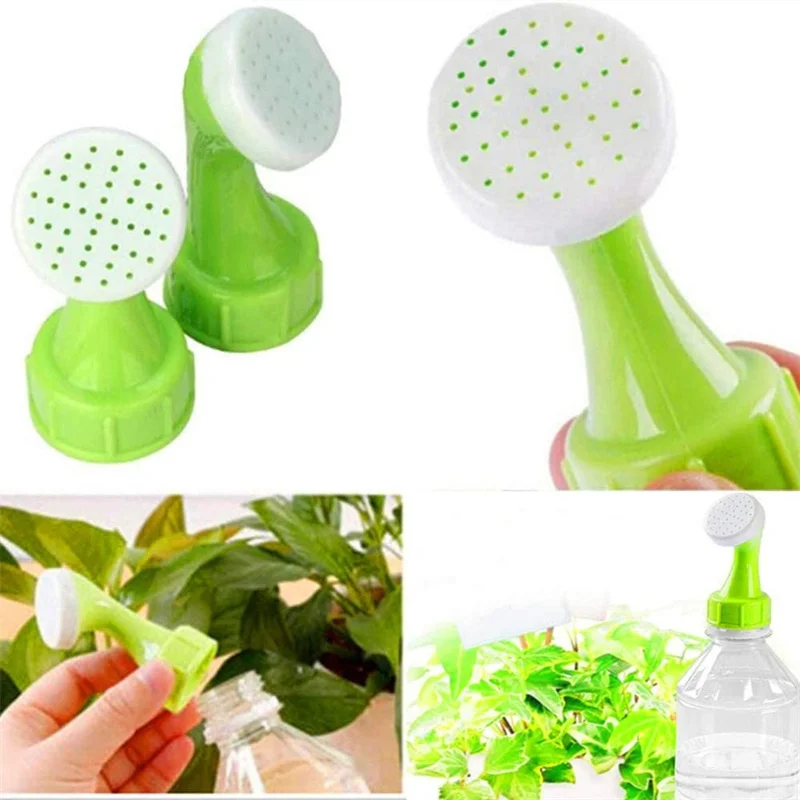 2Pcs/Bag Bottle Cap Sprinkler PVC Plastic Garden Spray Waterer Sprinkler Plant Watering Nozzle Tool Little Nozzle Sprinkler Head