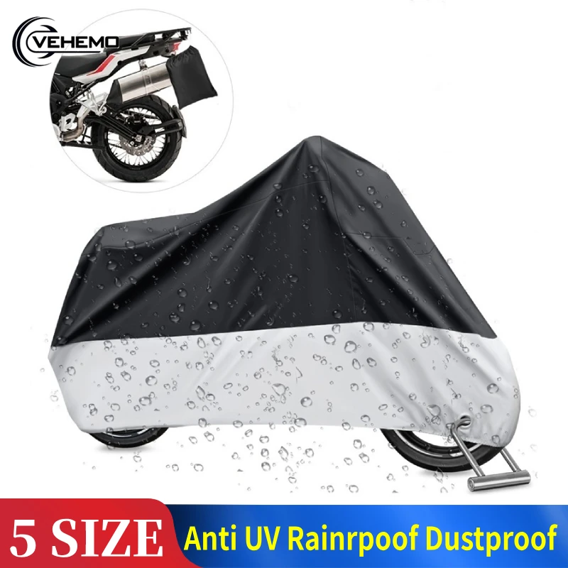 

Anti-Thief Lock Hole Motorcycle cover M L XL 2XL 3XL Universal Outdoor UV Protector for Scooter Waterproof Bike Rain Dustproof