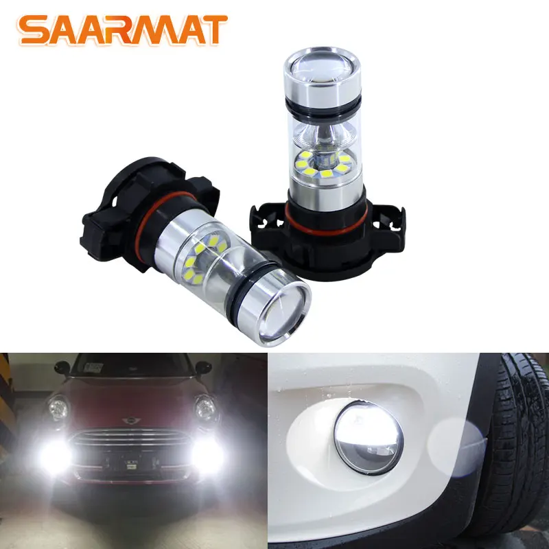 2X Высокая мощность PSX24W PS19W 5202 светодиодный лампы для MINI Cooper F55 F56 галогенные фары для дневных ходовых огней 6000K белый