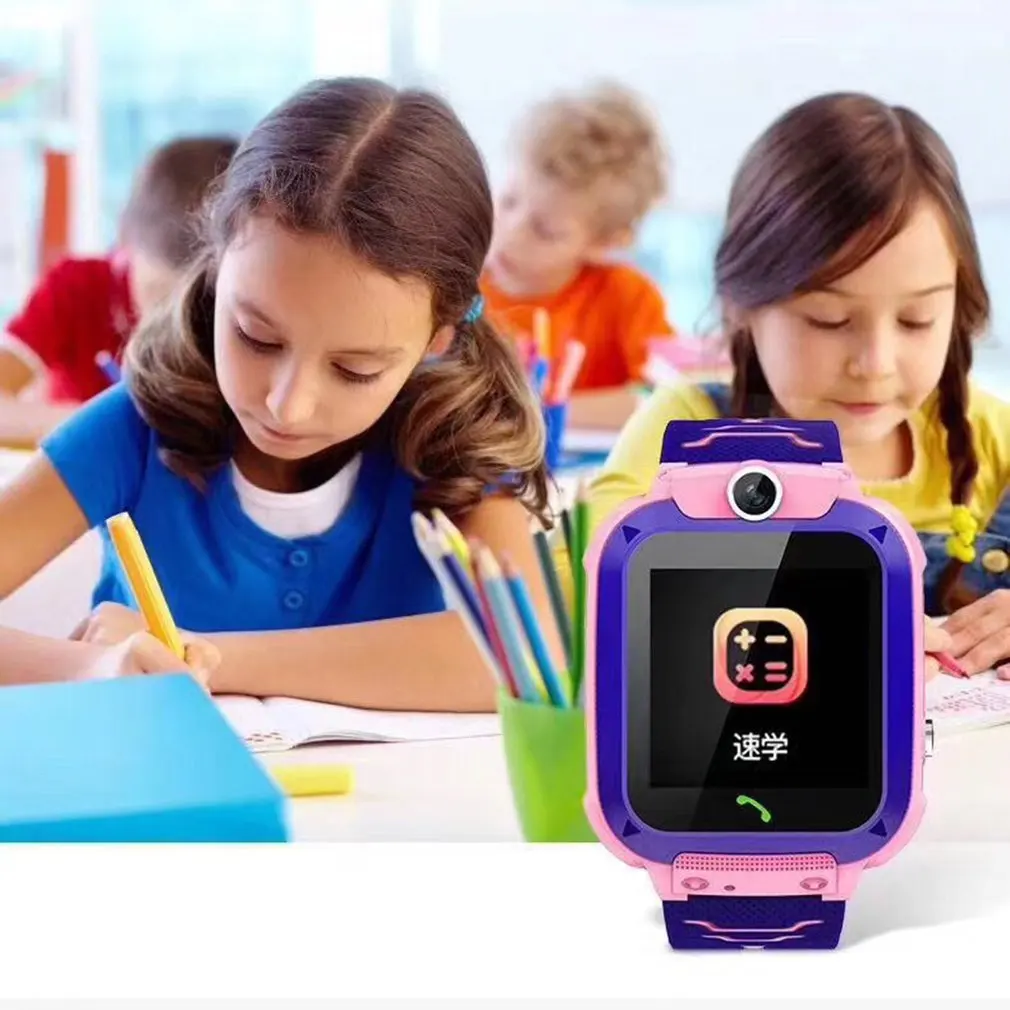 Q12 crianças relógios sos antil-lost smartwatch ip67