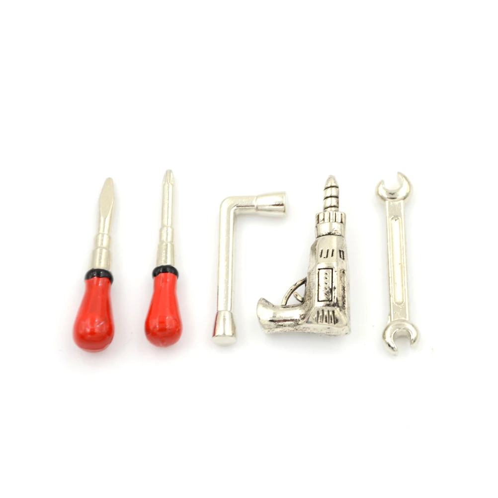 1/2Set 1:12 Alloy Repair Tool Simulation Garden Furniture Toys for Doll House Decoration Dollhouse Miniature Accessories | Игрушки и