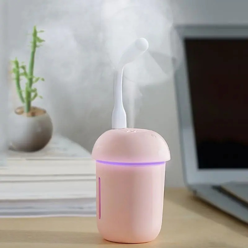 Мини-Очиститель и увлажнитель воздуха для автомобиля с usb-вентилятором светодиодный ночник