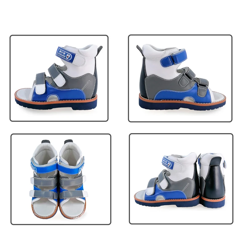 Children Sandals Boys Summer Toddler Orthopedic Flatfeet Shoes For Kids Indoor Outdoor Arch Support Footwear 20Months To 10Year
