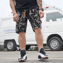 4XL мужские летние камуфляжные хлопковые шорты с карманами в стиле сафари, мужские Модные Новые повседневные свободные военные шорты