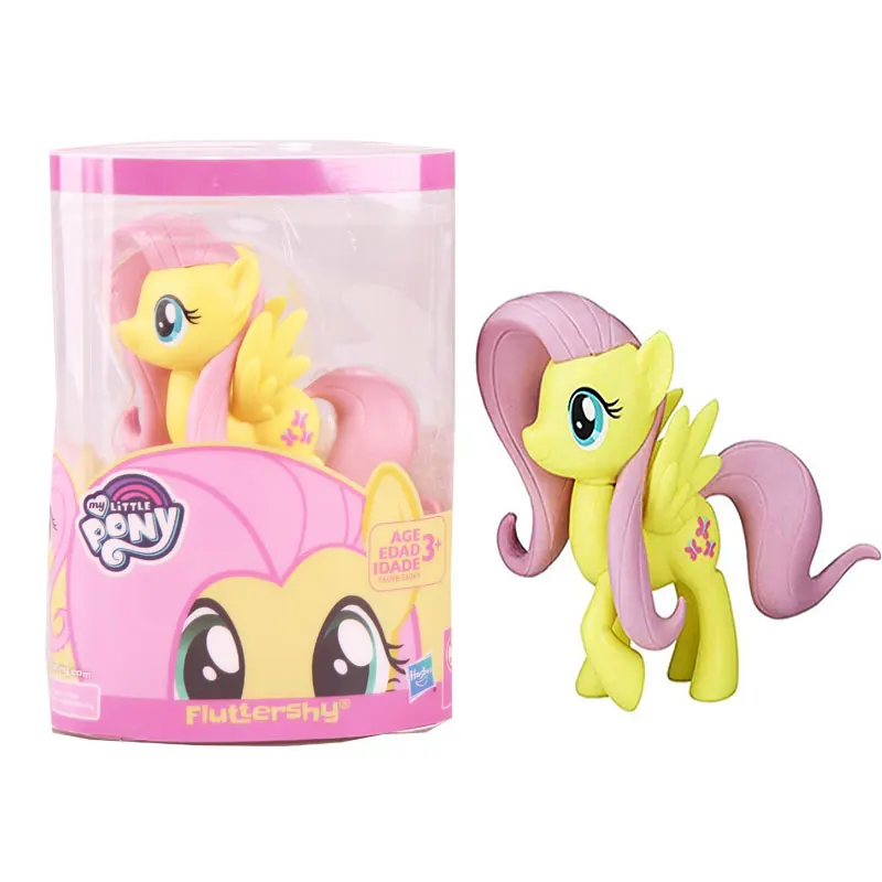 Модель игрушки фигурка My Little Pony Twilight Sparkle Rainbow Dash Flutter застенчивый Пинки Пай модель куклы украшения подарки игрушка для детей - Цвет: E6098