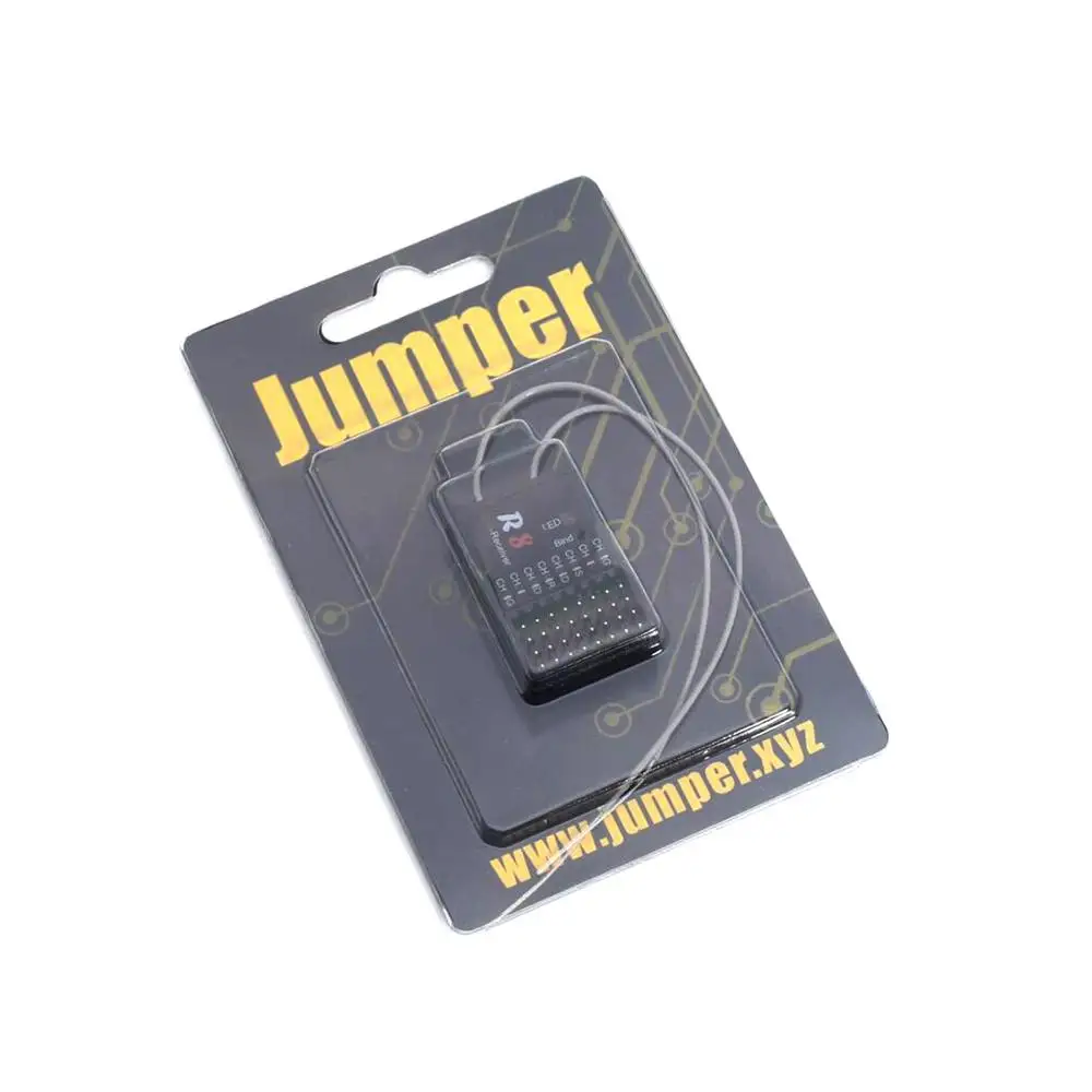

Jumper R8 Receiver 16CH Sbus for T16 plus for Frsky D16 D8 Mode Radio Remote Controller Only for PIX PX4 APM flight Controller
