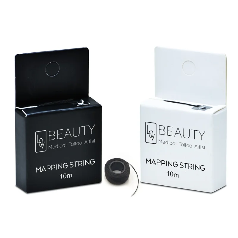 Cuerda para Microblading eyebow, delineador de maquillaje, hilo de posicionamiento semipermanente, herramienta de medición de cejas