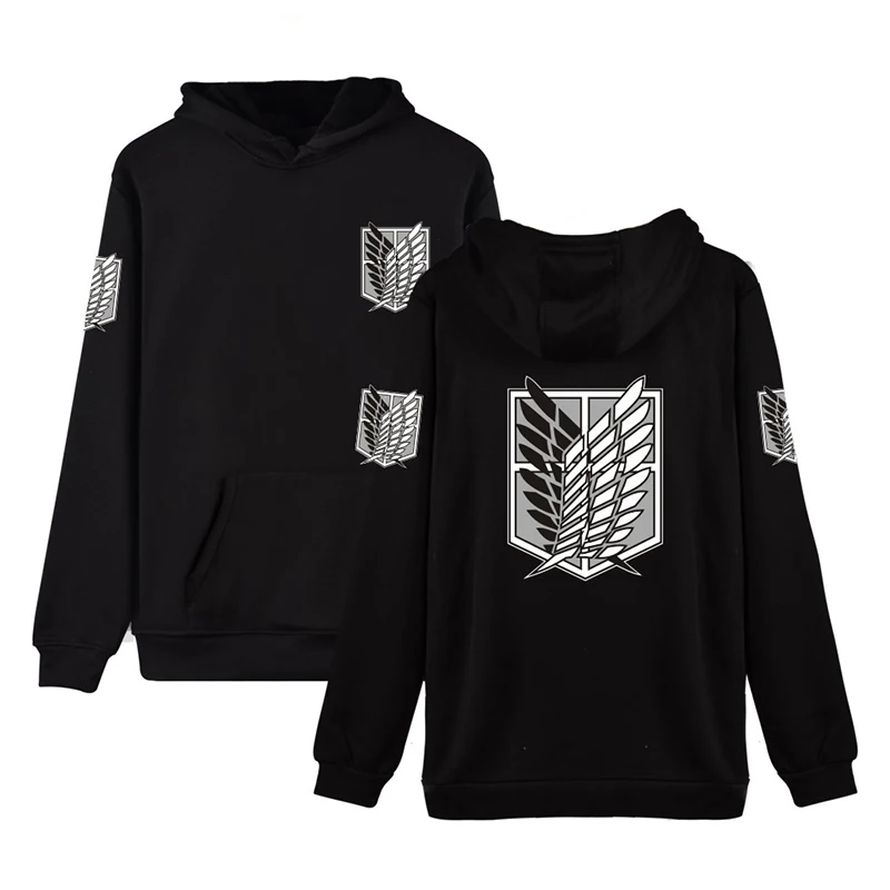 Аниме атака на Титанов Толстовка для мужчин и женщин пуловер косплея Shingeki no Kyojin