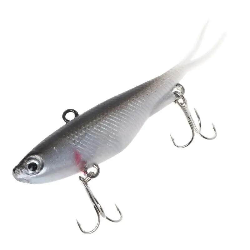 4 шт./кор. подледной рыбалки приманки искусственные мягкие приманки для зимней рыбалки морское приманка Дорожные суб-приманки с крючками