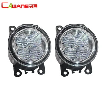 

Cawanerl 2 X Car LED Lamp Fog Light Angel Eye DRL Daytime Running Light 12V For Citroen Jumpy Box 2010 2011 2012 2013 2014 2015
