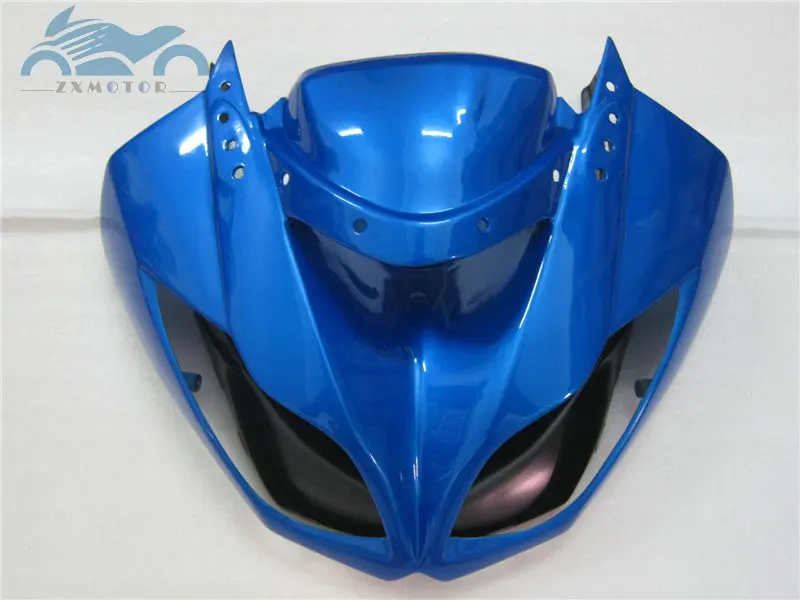 Обтекатели набор для KAWASAKI Ninja 2009 2010 2011 2012 ZX6R мотоцикл Спорт гоночная обтекаемая форма комплект ZX6R 09-12 синих aftermarkets - Цвет: Многоцветный