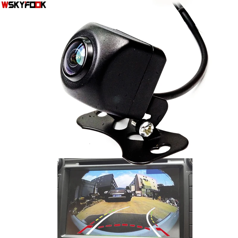 Appr.180 Degree Angle  Dynamic Trajectory cuver Line Car Rear View Reverse Backup Camera Fisheye Lens Parking Monitor