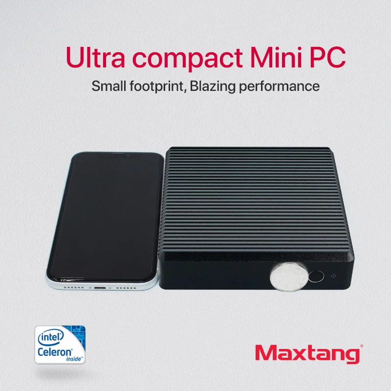 Мини ПК Maxtang Linux Intel Celeron J1900 4 ядра HDMI VGA Wi Fi 300 м|Мини ПК| |