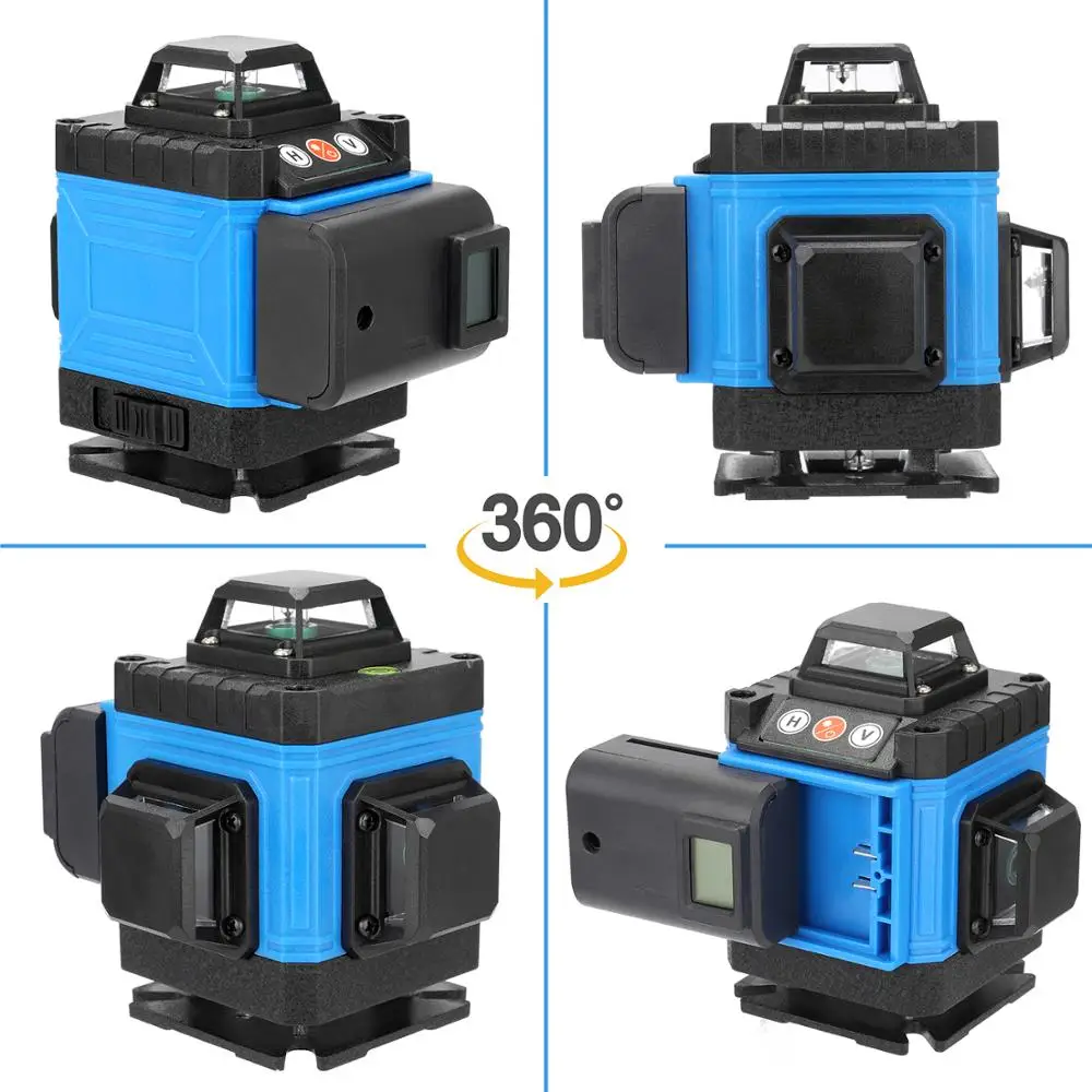 3D/4D зеленый лазерный уровень 360 самовыравнивающийся лазерное устройство