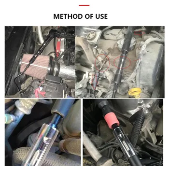

Adjustable Practical Car Spark Range Test Spark Plug Tester Wires Coils Diagnostic Tool Coil Ignition System Tester Repair Tool
