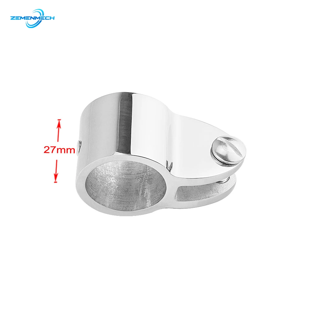 316 Stainless Steel Jaw Slide Clamp Bimini Top Hinged Slide Fitting Marine Hardware Yacht Tube Rail Boat Accessories Yacht Canoe
