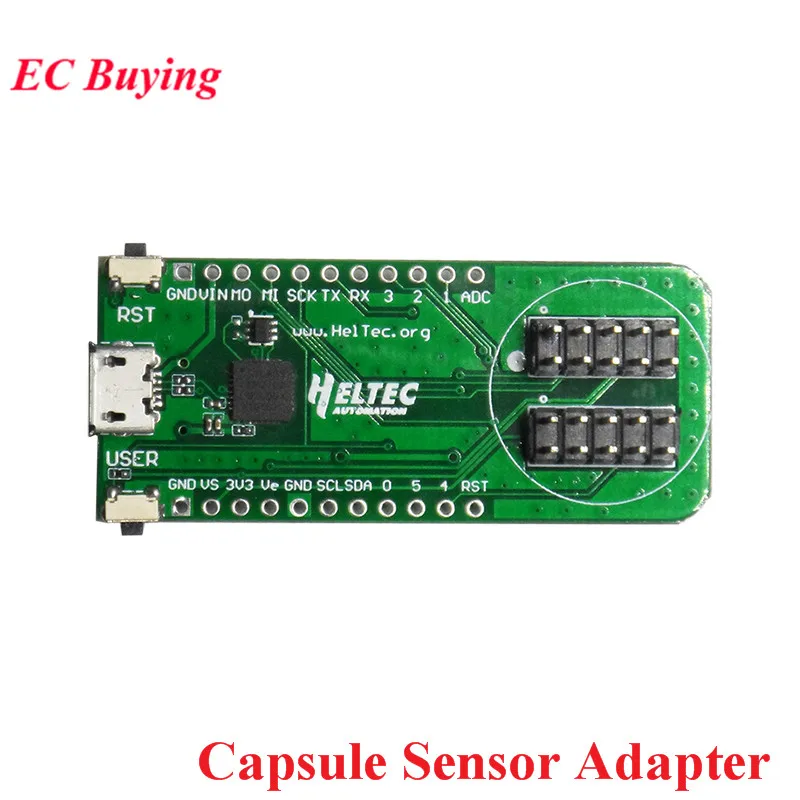 Capsule Adapter ASR6501 SX1262 LoRaWAN макетная плата адаптер CubeCell модуль датчика ASR650x Wifi 868 МГц 915 МГц 433 МГц для Arduino LoRa Node - Цвет: Capsule Adapter