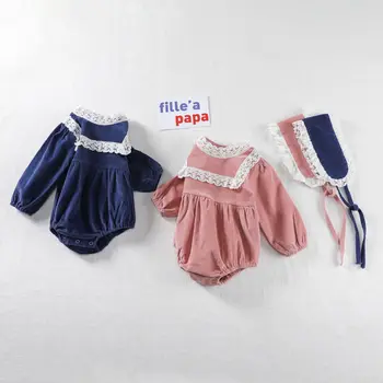 

Body Infantil Bodysuits 2020 Kids Girls Long Sleeve Clothes Fashion Toddlers Girl Solid Color Spring Autumn Jumpsuits Overalls