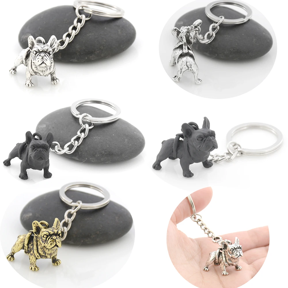 Cute Transparent French Bulldog Keychain – Dogs Me