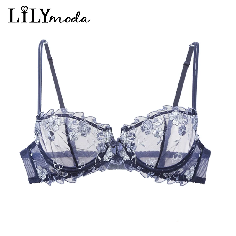 Lilymoda женский сексуальный ультратонкий прозрачный бюстгальтер без подкладки