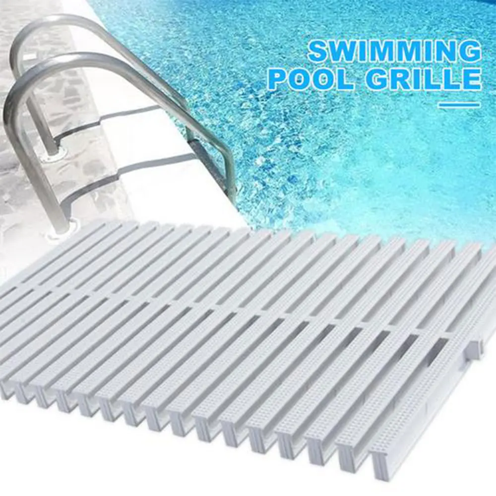 Pool Overflow Grid Non-slip Board Swimming Pool Water Drain Grille Swimming Equipment Accessories