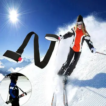 

Adjustable Nylon Ski Snowboard Strap Bags Skiing Pole Handle Straps Shoulder Hand Carrier Lash Porter Hook Loop Protecting