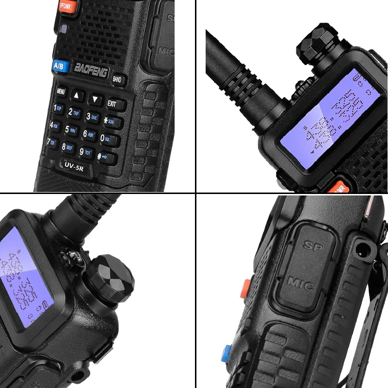 Рация 8 Вт Baofeng UV 5R VHF UHF двухсторонняя любительская радиостанция для охоты