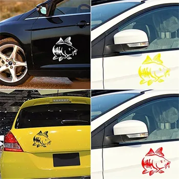 

Carp Fishing Car Vinyl Decal Art Sticker Kayak Fishing Car Truck Boat Tribal Car Sticker Accessories Hot Sale