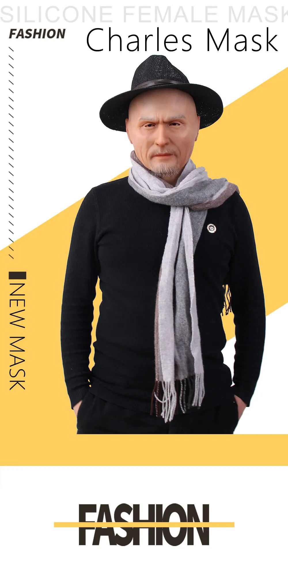 Drag Queen male silicone mask (1)