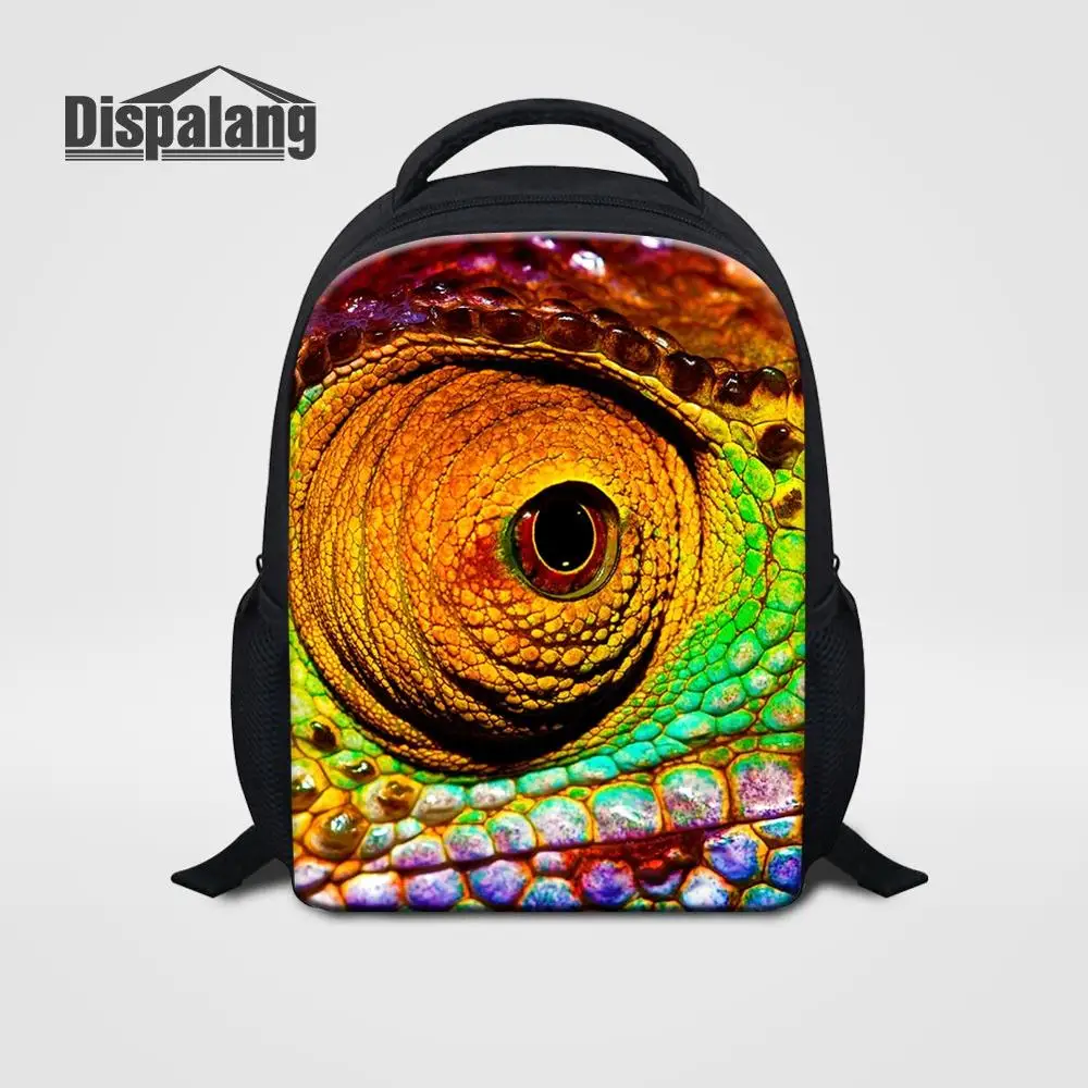 Backpack05 Dispalang школьный рюкзак для мальчиков 12 дюймов Мини милый рюкзак с принтом ящерица для мальчиков Детский рюкзак - Цвет: Backpack05