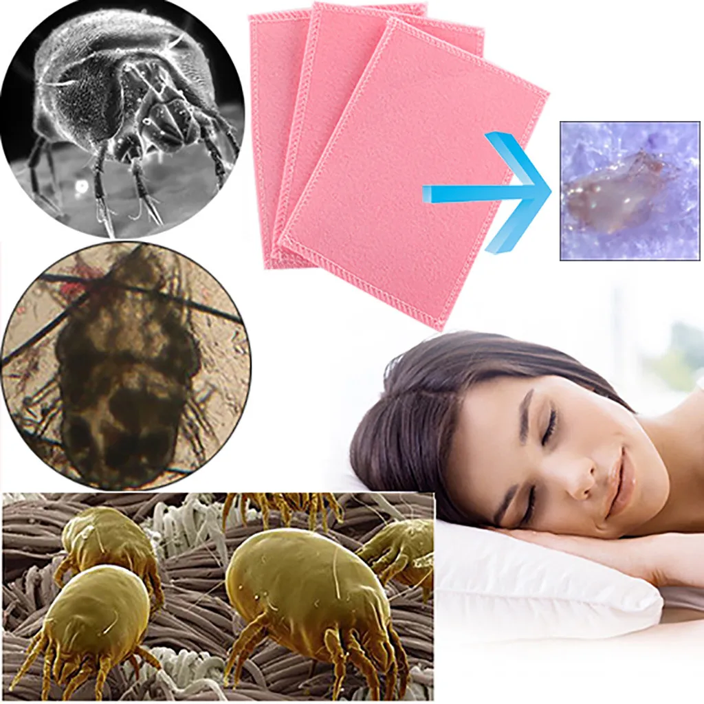 

3pcs/lot Anti-mite Pad Cushion for Home Hotel Killing Small Worms Household Cleaning Pad Worms Dust Mite Killer Repeller P5