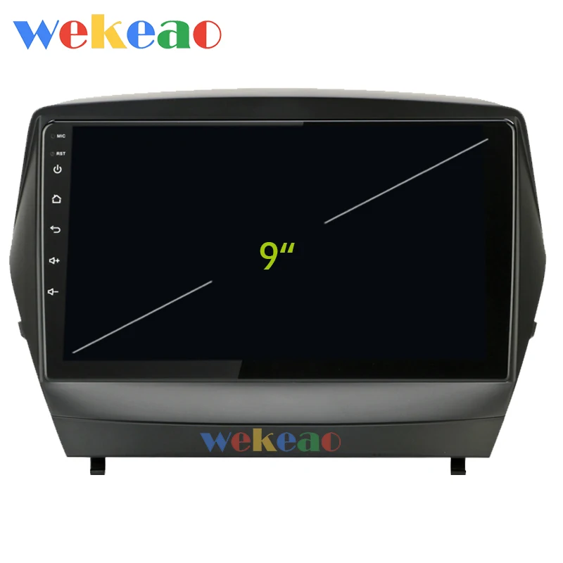 Wekeao сенсорный экран " Android 9,0 Автомагнитола для hyundai IX35 Android авто gps навигация 2011