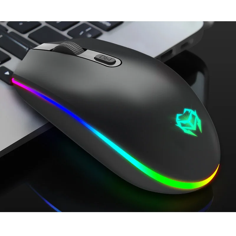 Проводная usb-мышь Dot 3D Wheel RGB Marquee мыши для компьютера Настольный Ноутбук игровая мышь Проводная офисная интернет кафе мышь 1,4 м