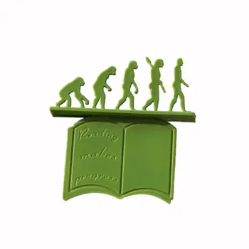 

1pc Creative Theory Of Evolution Bookmark 3d Advance Supplies Bookmarks For Children Office Book Reading Gift Stationery Ho H5W7